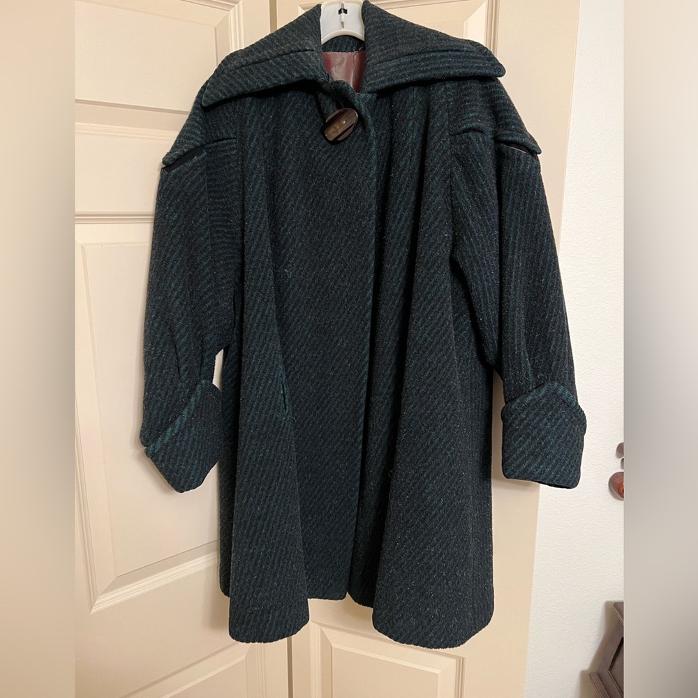 Green Striped Cape